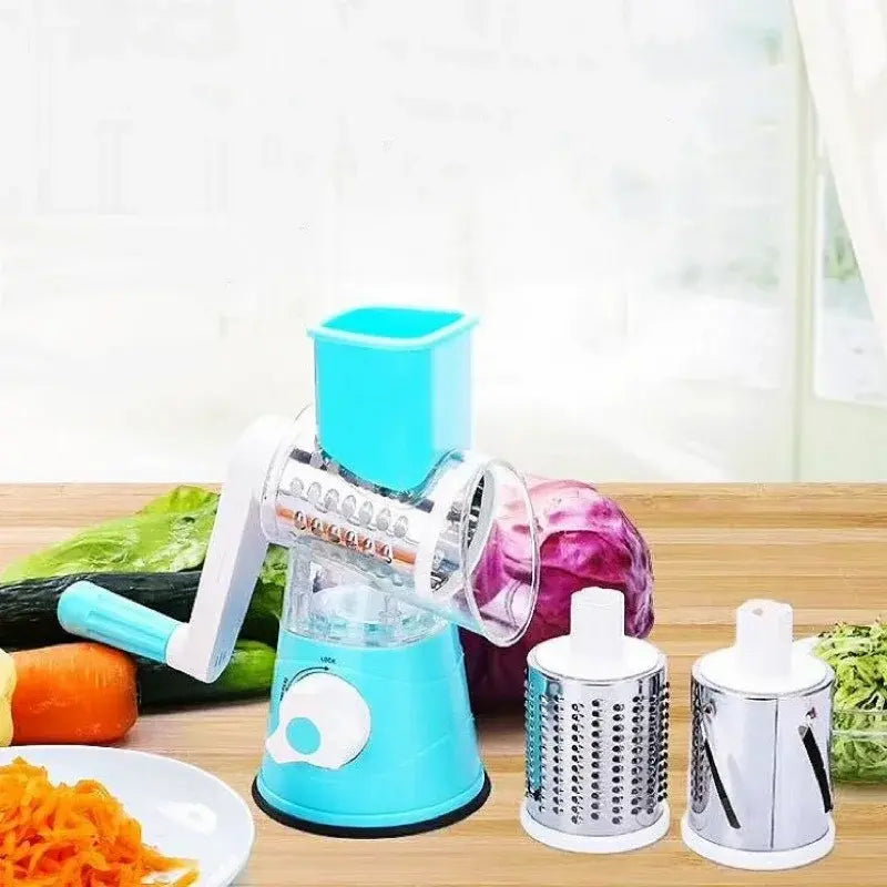 3 in 1 Multifunctional Manual Rotary Cutter for Vegetable( FREE DELIVERY )