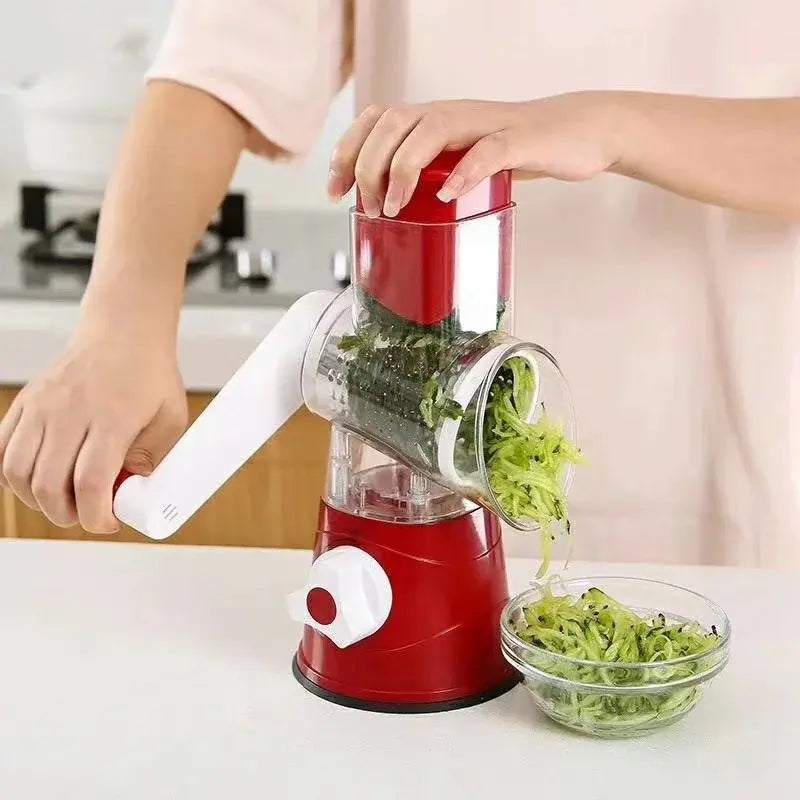 3 in 1 Multifunctional Manual Rotary Cutter for Vegetable( FREE DELIVERY )