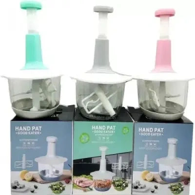 Manual Press Type Vegetable Chopper Size 1.5 Ltr