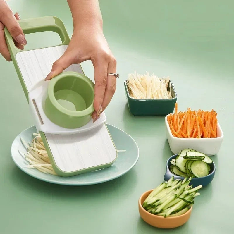 5 in 1 Multifunctional Stainless Steel Vegetable Slicer( FREE DELVERY)