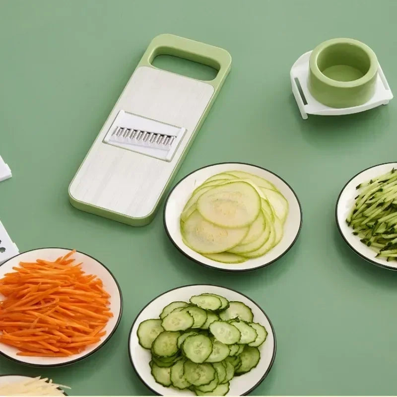 5 in 1 Multifunctional Stainless Steel Vegetable Slicer( FREE DELVERY)