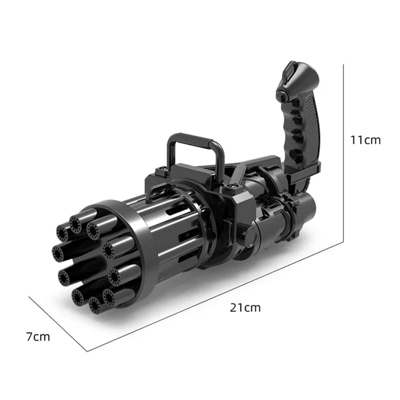 8 Hole Electric Gatling Bubble Machine Automatic