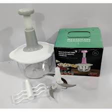 Manual Press Type Vegetable Chopper Size 1.5 Ltr