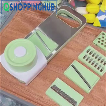5 in 1 Multifunctional Stainless Steel Vegetable Slicer( FREE DELVERY)
