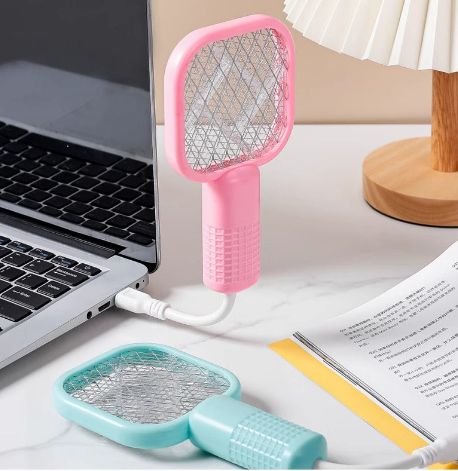 Electric Mosquito Swatter Mini Insect Racket UV Light ( FREE DELIVERY )